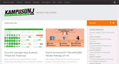 Desktop Screenshot of kampusunj.com